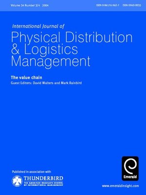 cover image of International Journal of Physical Distribution & Logistics Management, Volume 34, Issue 3 & 4